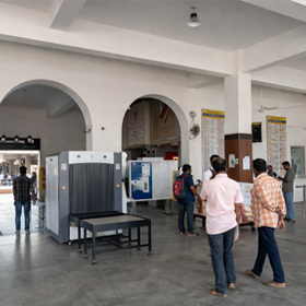 Enhancing Railway Security with 100100DV X-ray Baggage Inspection System